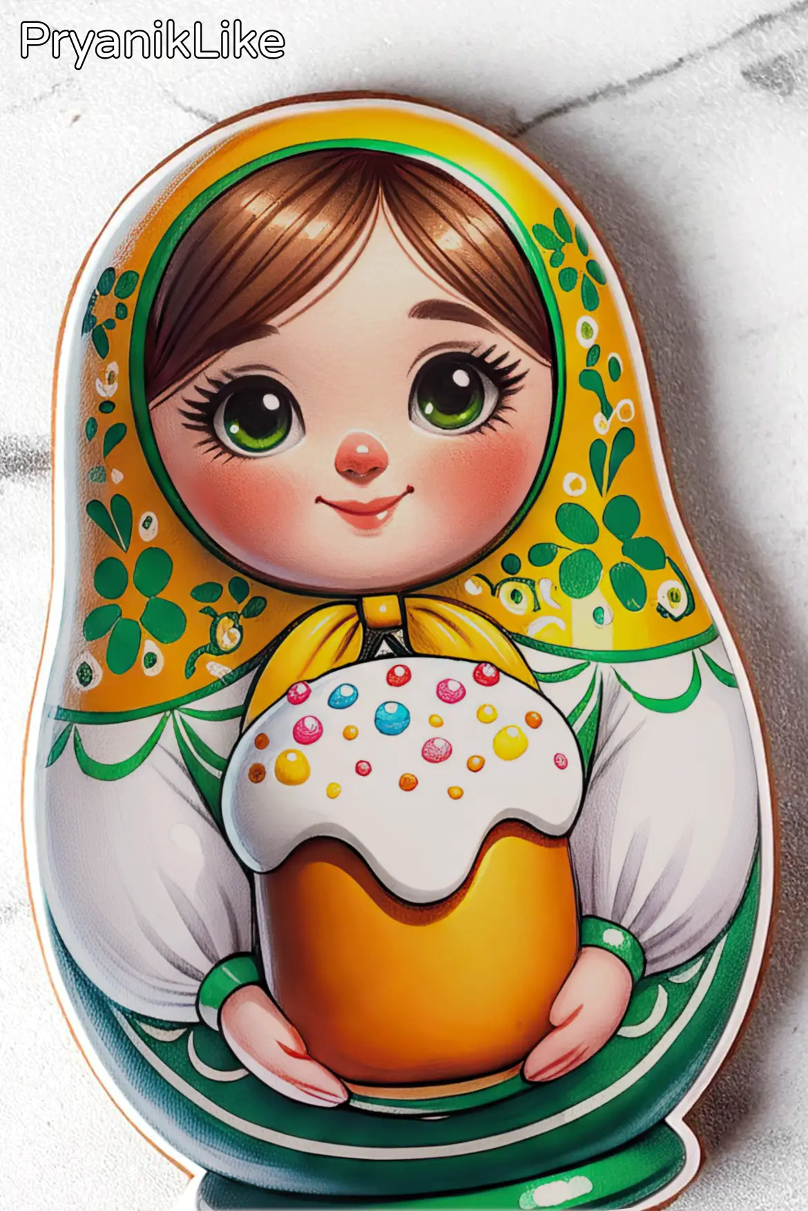 Пряник матрешка (ооооочень много)